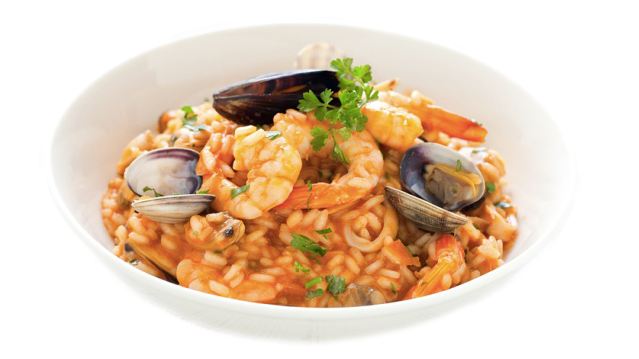 pesce risotto ai frutti di mare