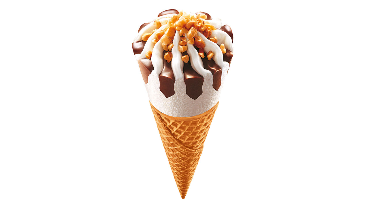 frutta e gelati coni gelato